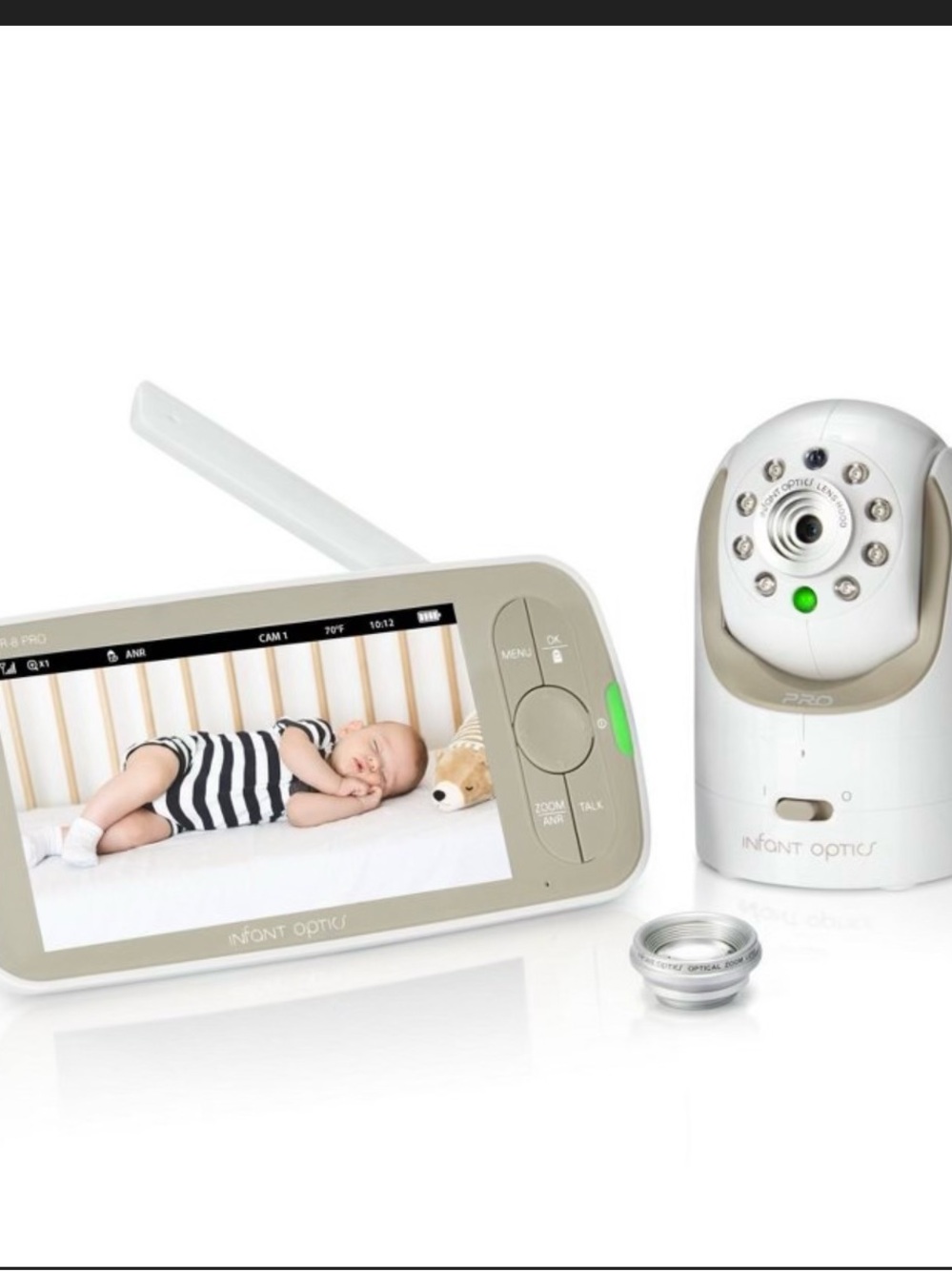 Infant Optics DXR-8 Video Baby Monitor - White and Beige